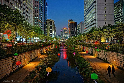 Suối Cheonggyecheon – Câu Chuyện Về Lá Phổi Xanh Giữa Lòng Seoul